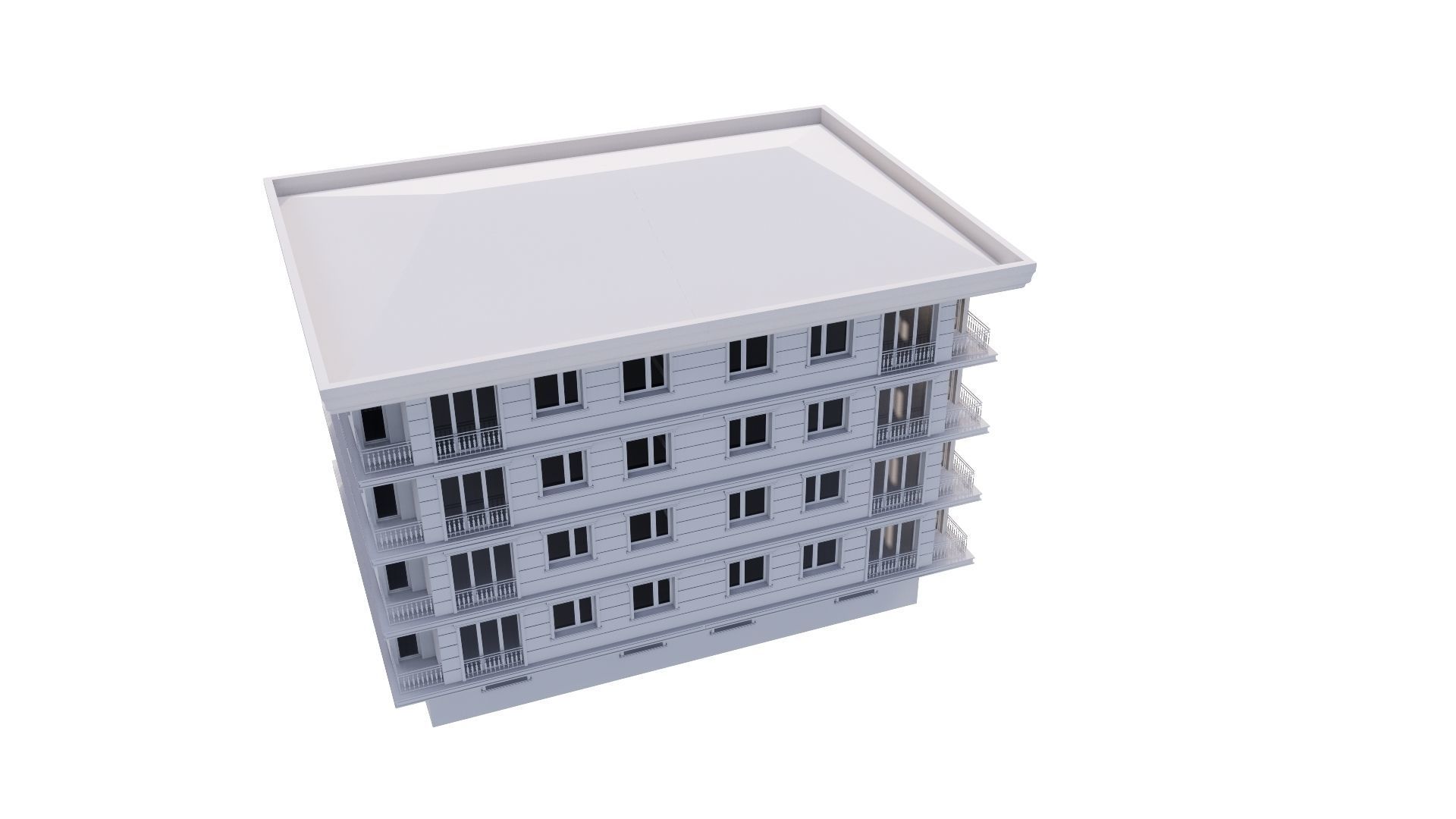 HOUSE 12 Low-poly 3D model_44