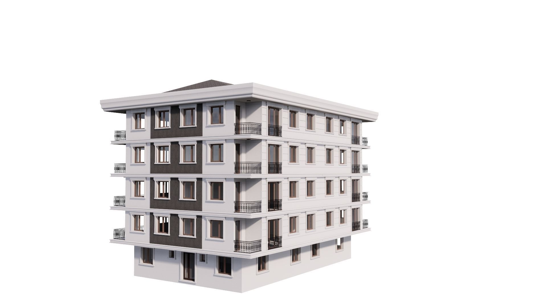 HOUSE 12 Low-poly 3D model_23