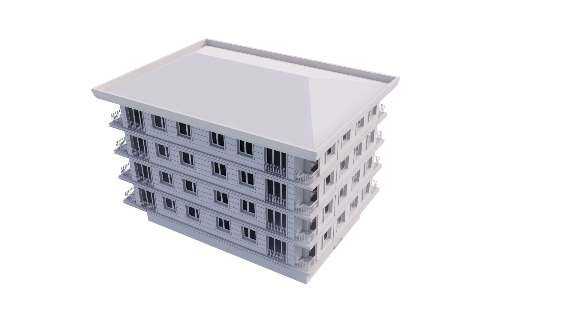 HOUSE 12 Low-poly 3D model_42