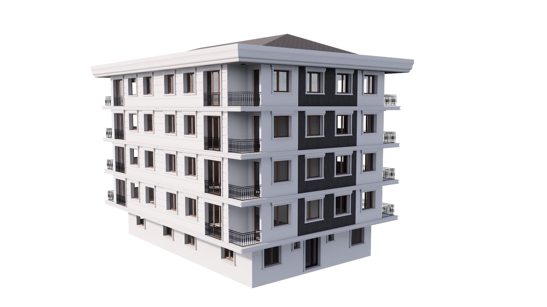 HOUSE 12 Low-poly 3D model_32