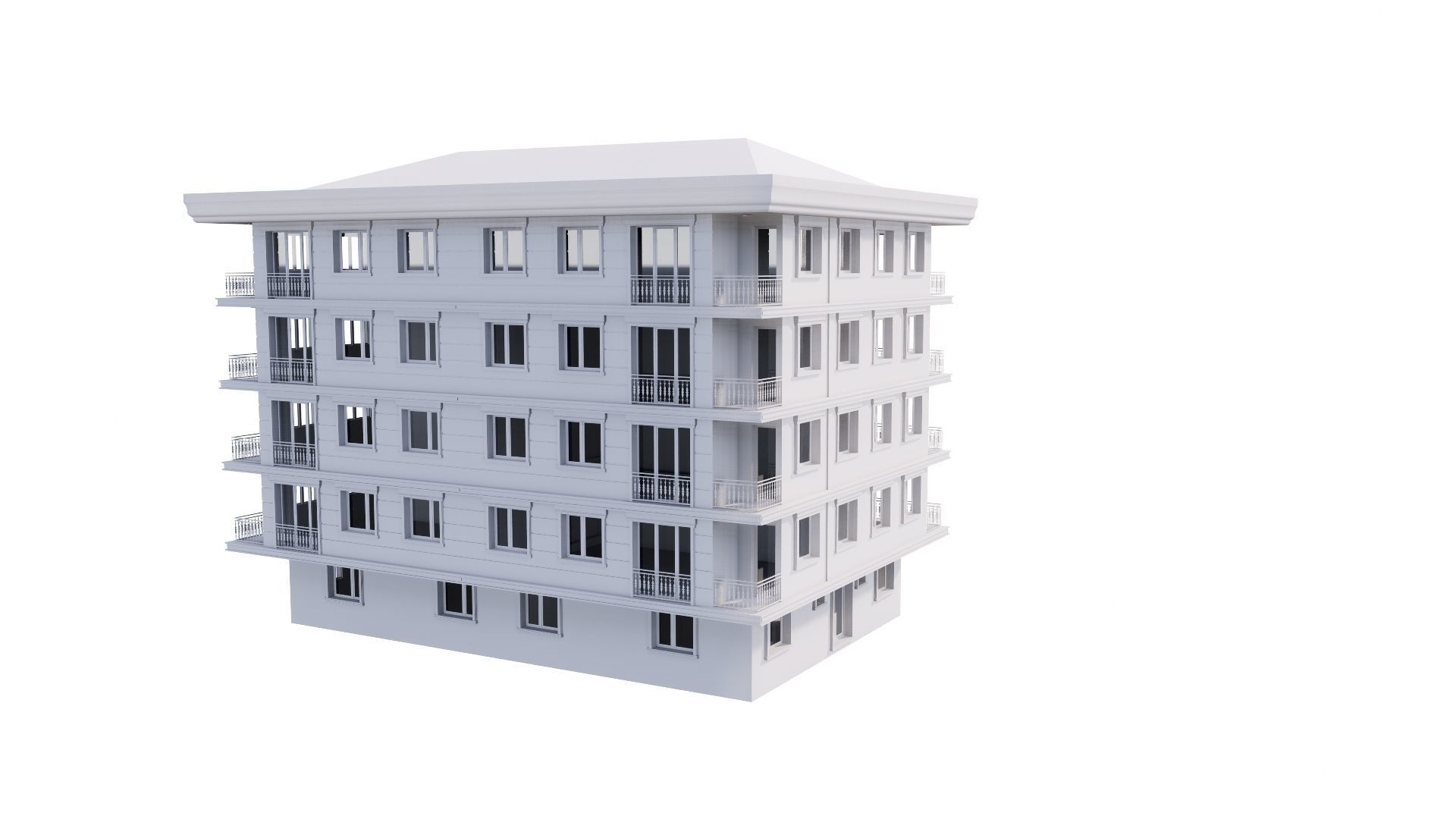 HOUSE 12 Low-poly 3D model_53