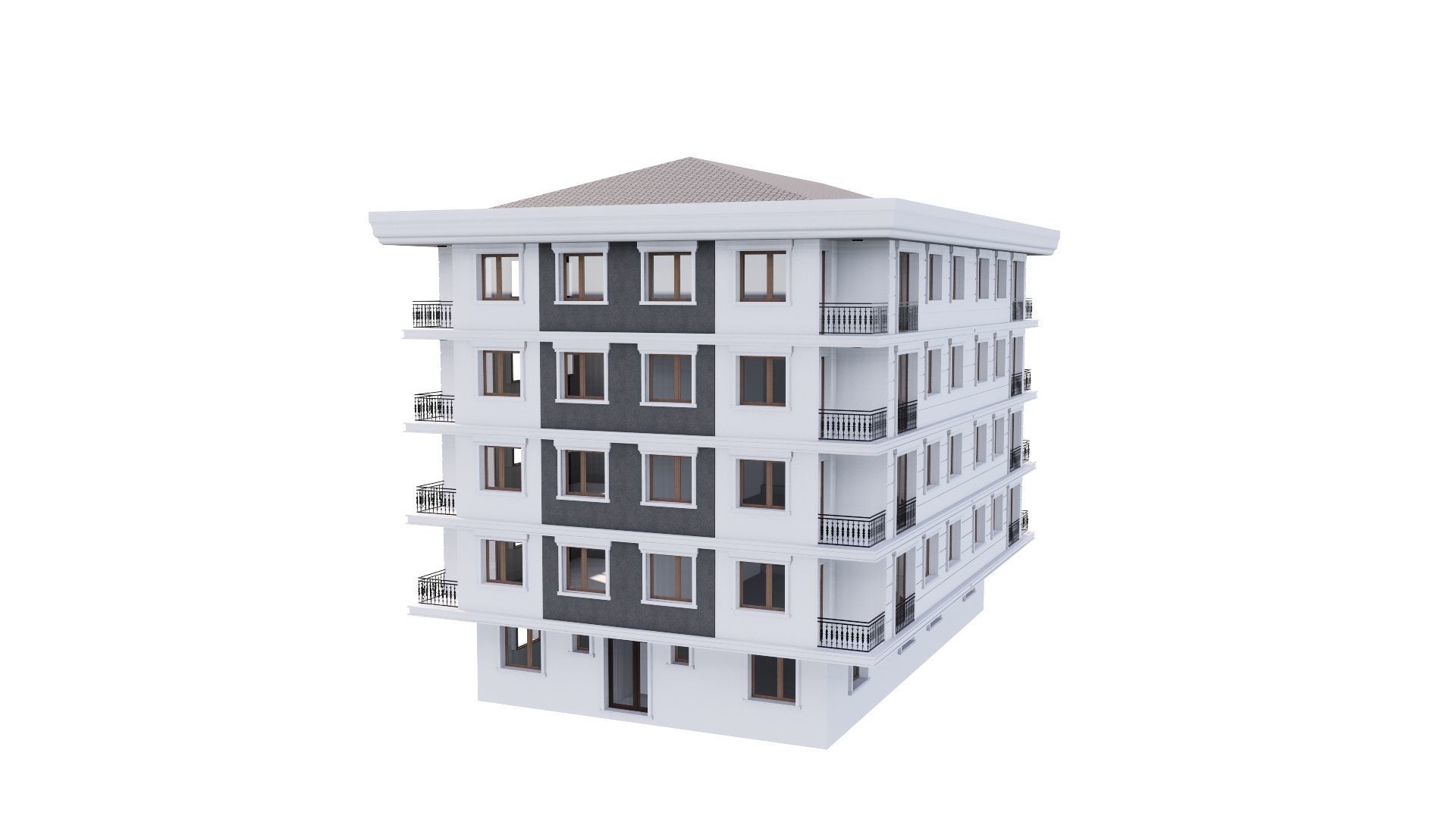 HOUSE 12 Low-poly 3D model_36