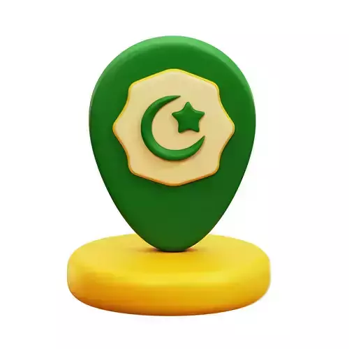 Location Icon Low-poly 3D model