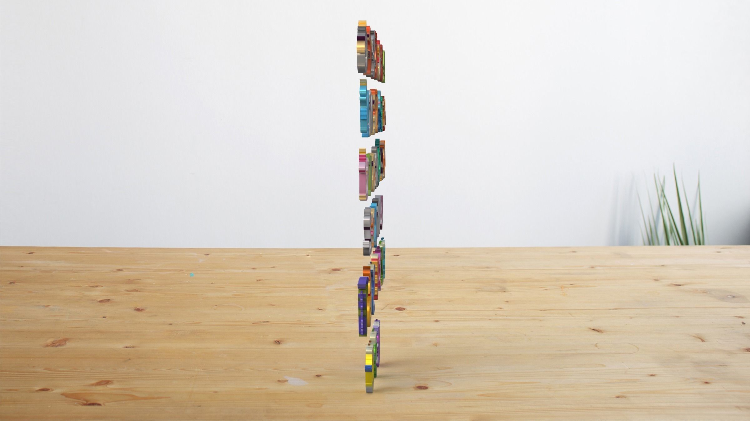 Cartoon Animal Alphabet 3D 3D model_11