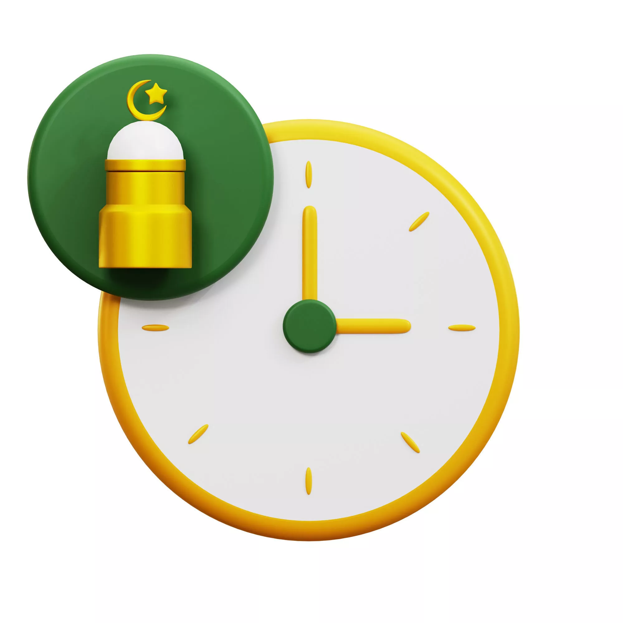 3D model Prayer Time Icon VR / AR / low-poly | CGTrader