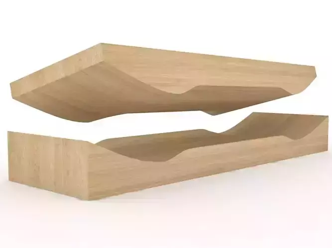 Skateboard Mold with High Concave- Ready to be milled