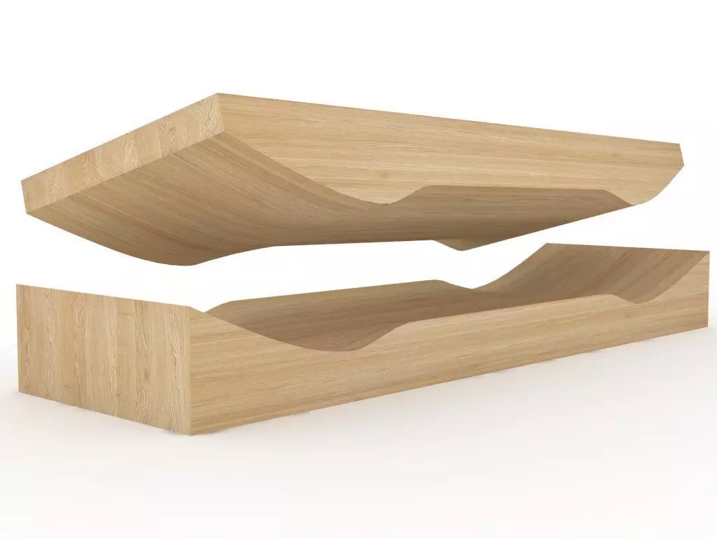 Skateboard Mold with High Concave- Ready to be milled 3D model