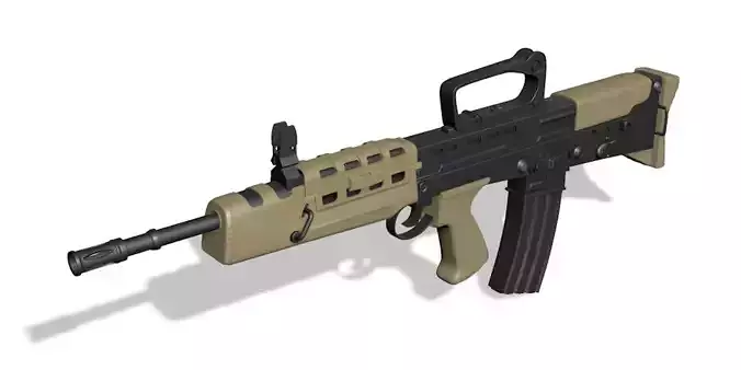 England assault rifle L85A2 3D model