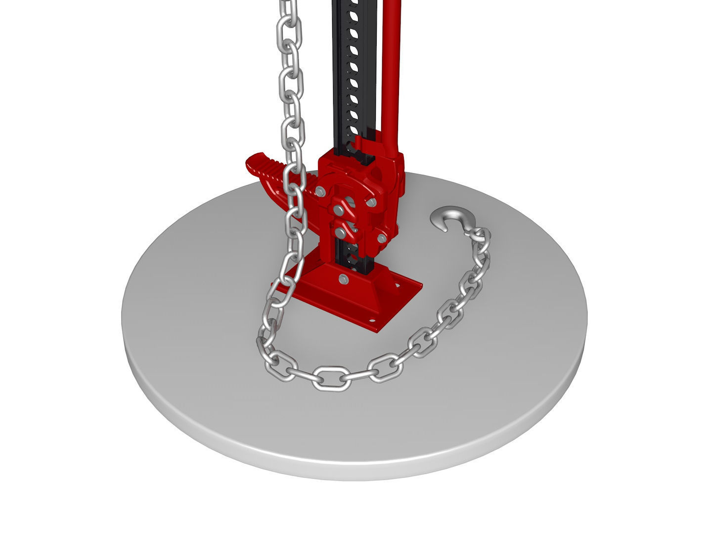 High jack  3D model_4