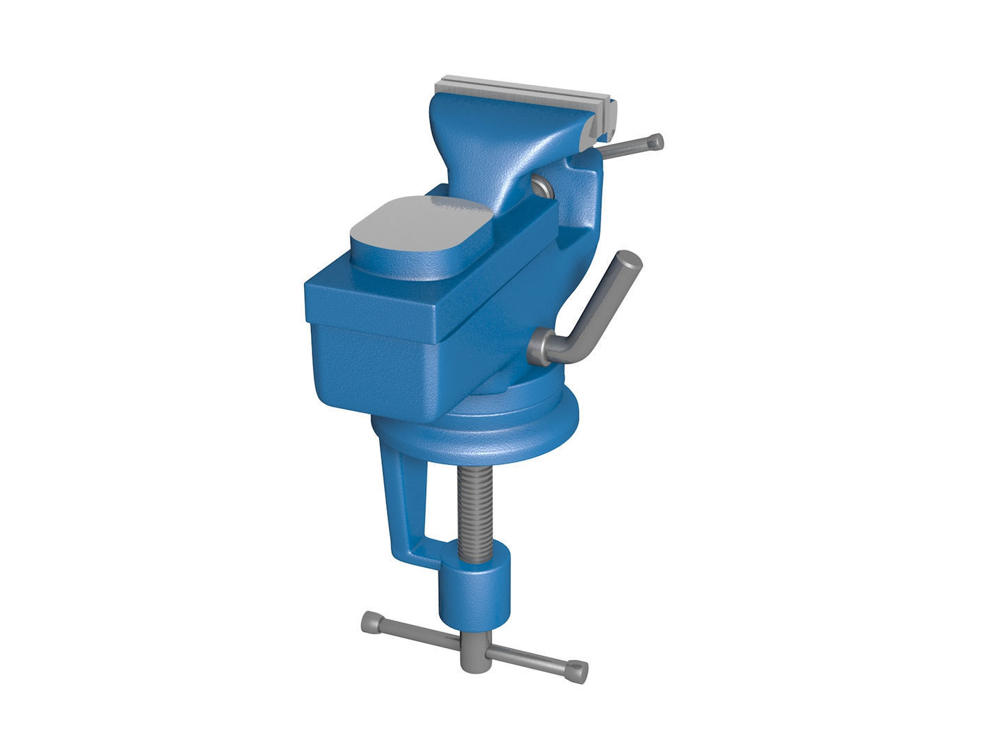 Locksmith vise 3D model_4