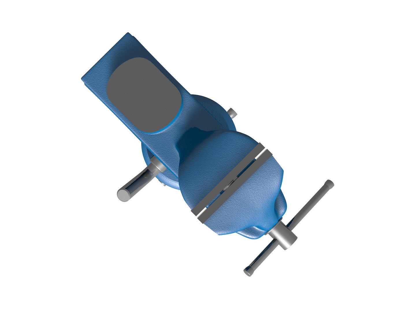 Locksmith vise 3D model_3
