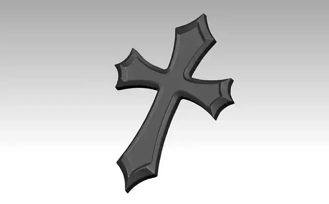printable Cross  3D print model