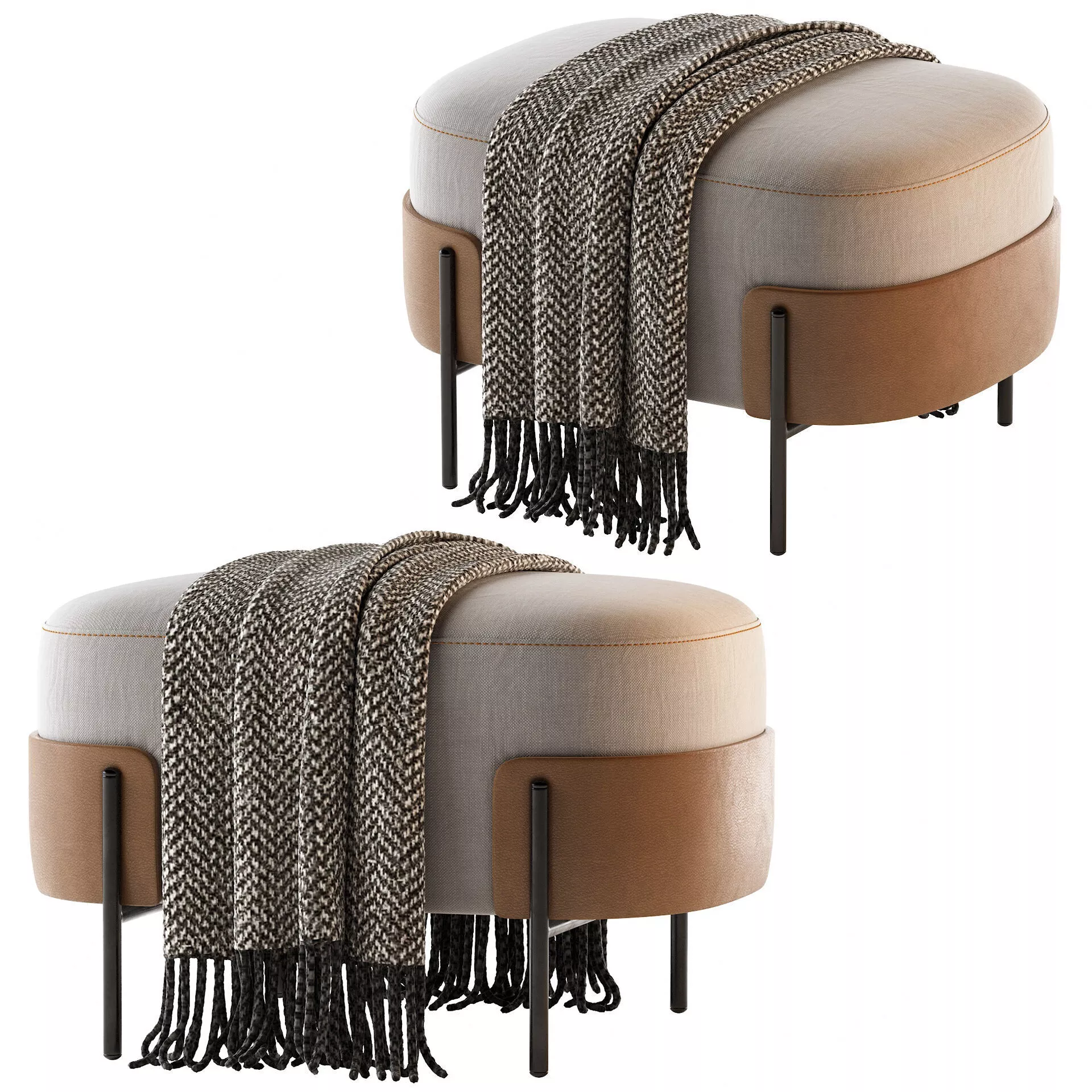 Pouf WAM BROSS 3D model