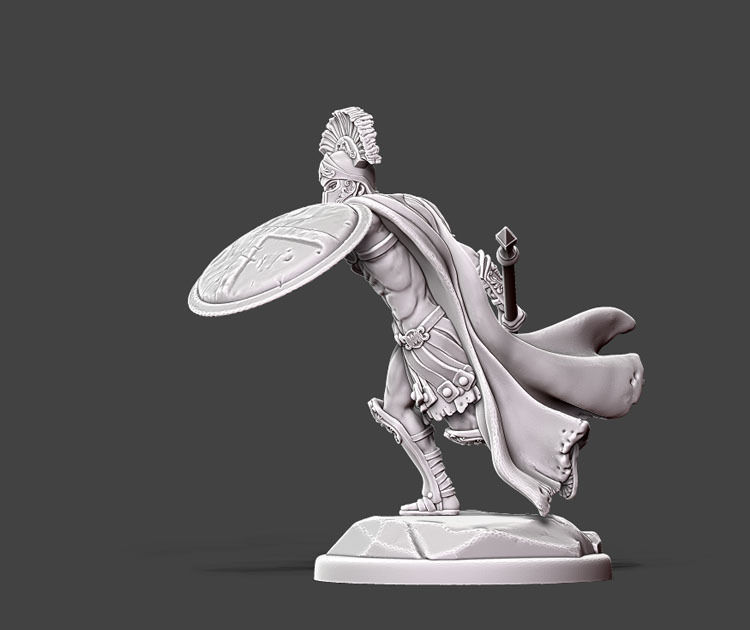 spartan vanguard II - 35mm scale 3D print model_3