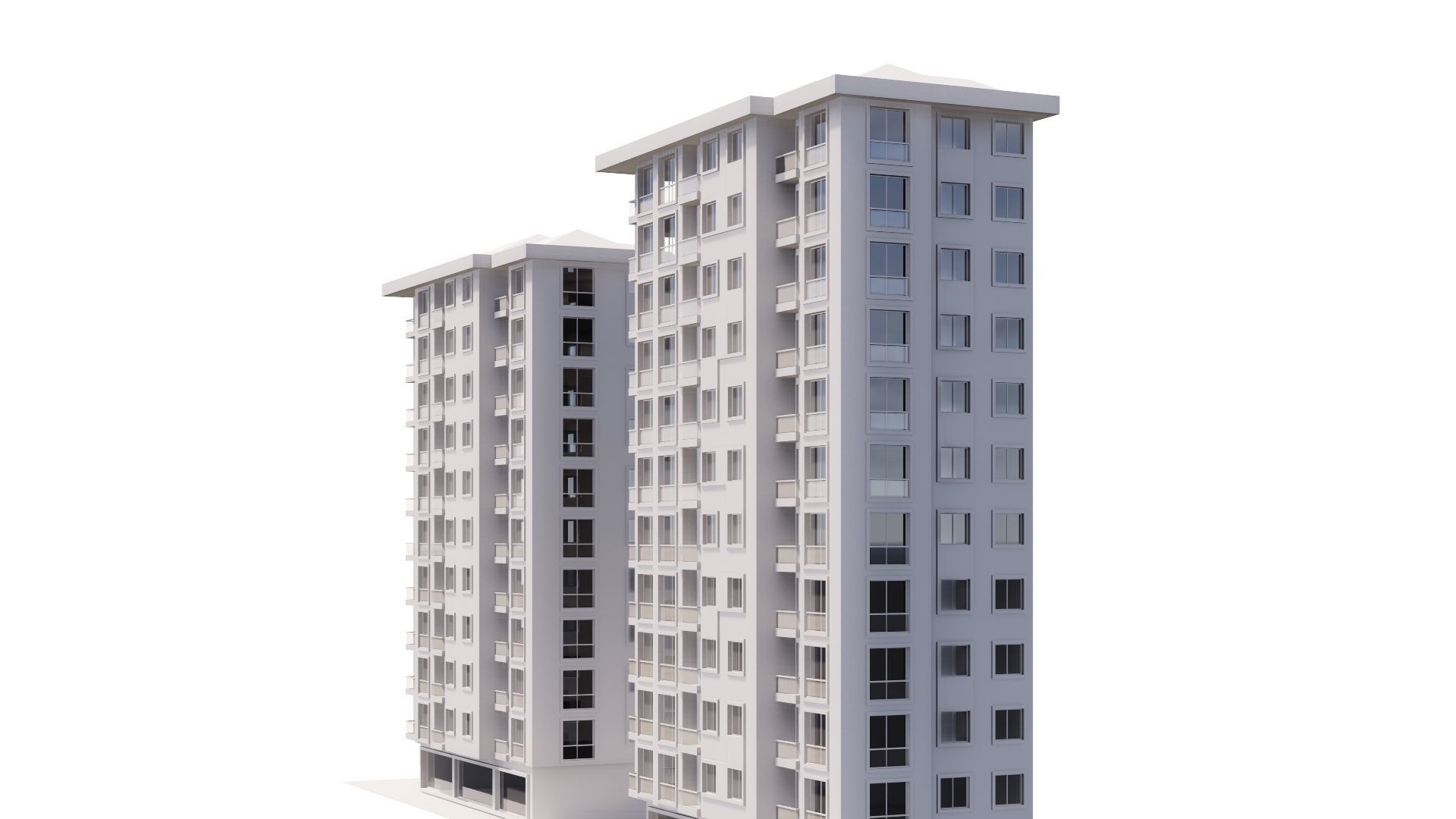 HOUSE 15 Low-poly 3D model_54