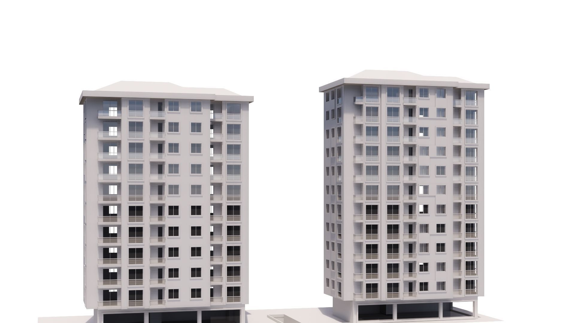 HOUSE 15 Low-poly 3D model_48