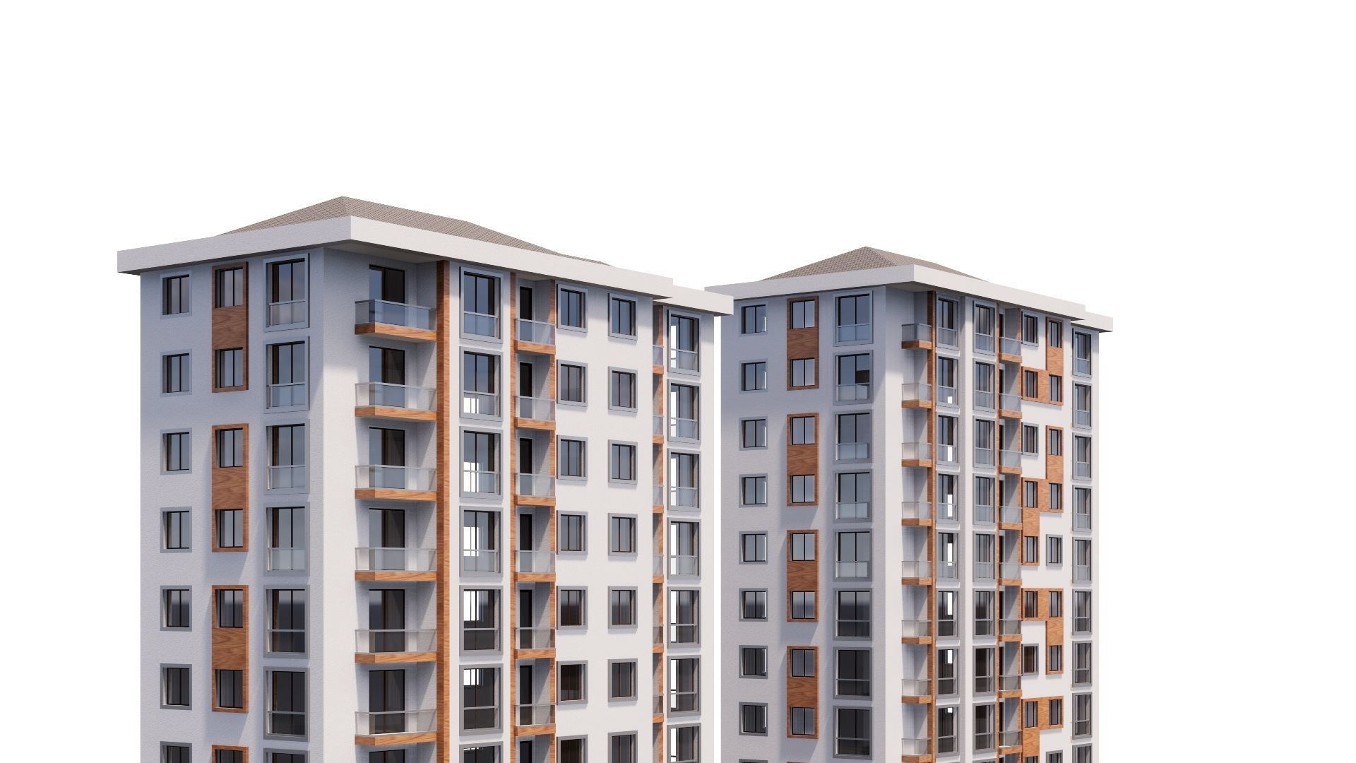 HOUSE 15 Low-poly 3D model_23