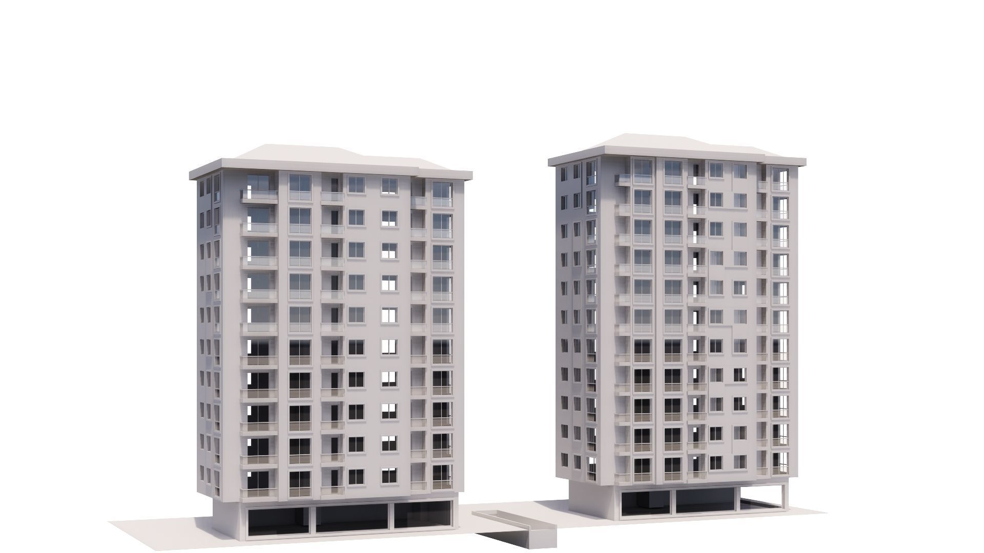 HOUSE 15 Low-poly 3D model_46