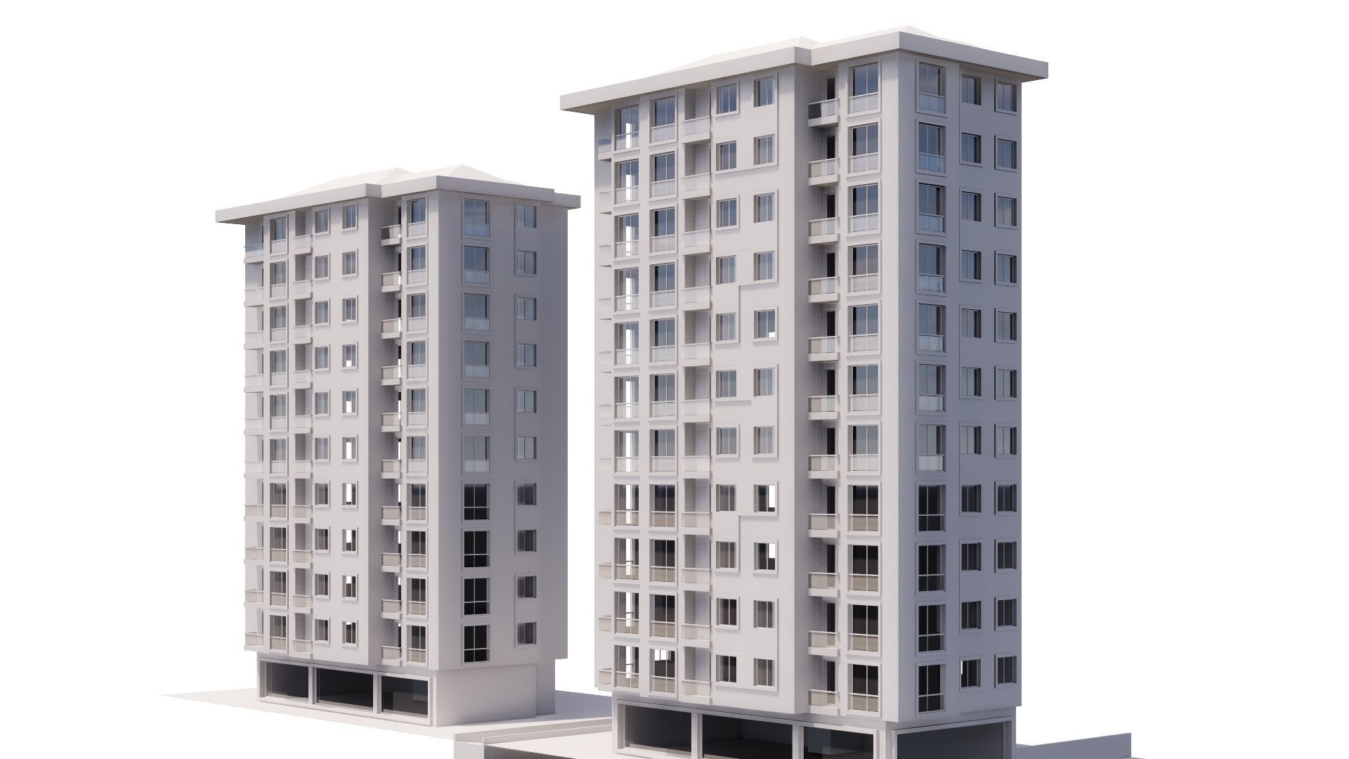 HOUSE 15 Low-poly 3D model_53