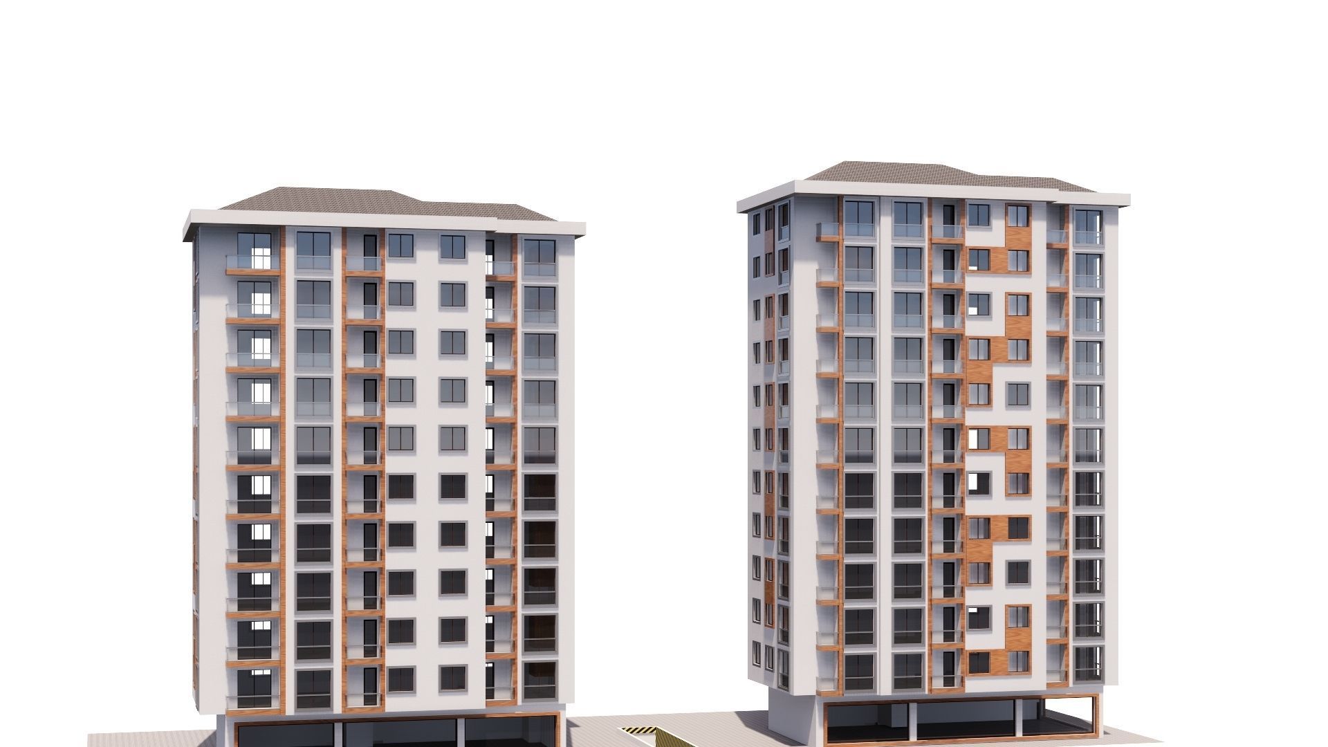 HOUSE 15 Low-poly 3D model_25