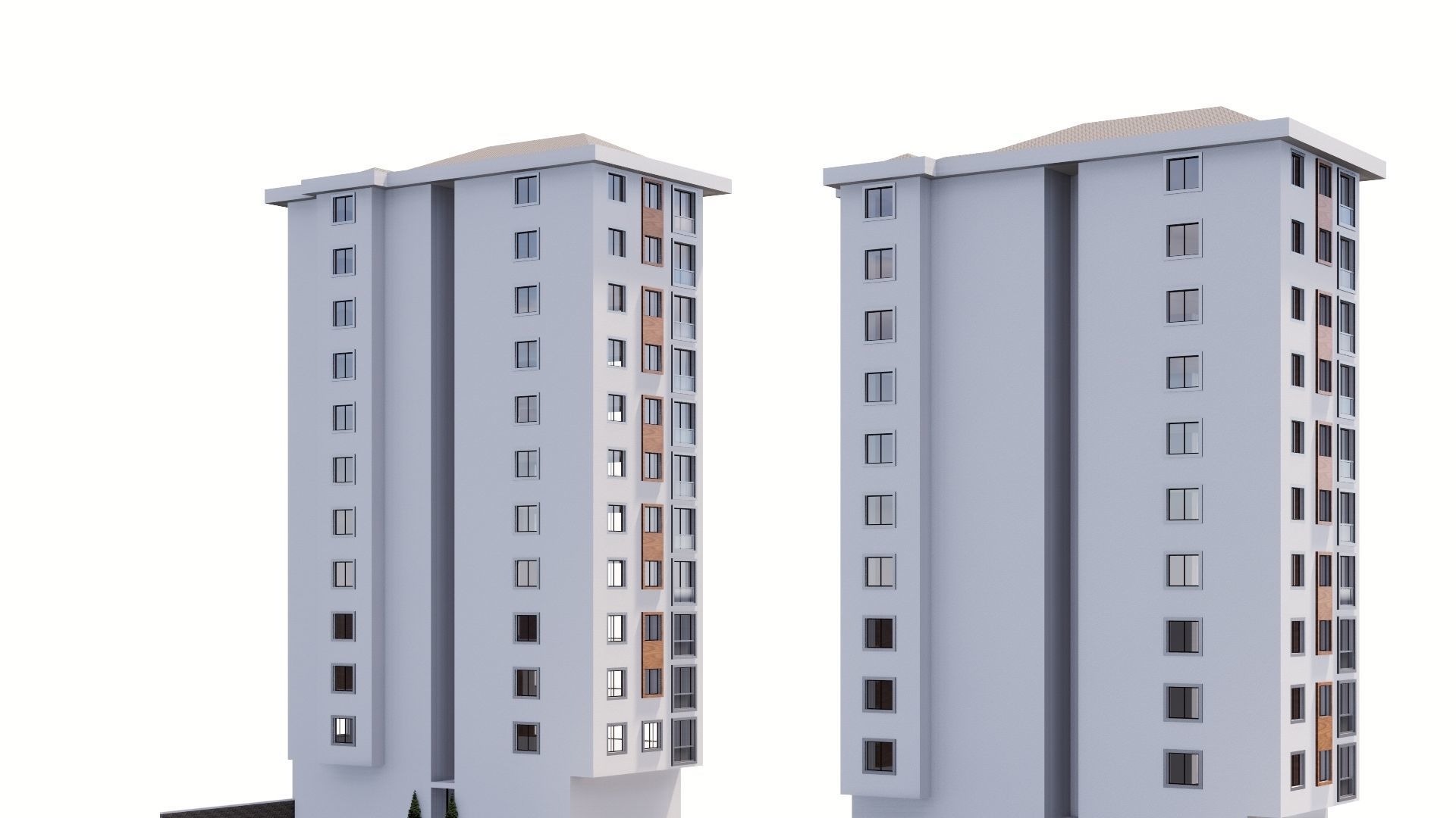 HOUSE 15 Low-poly 3D model_15