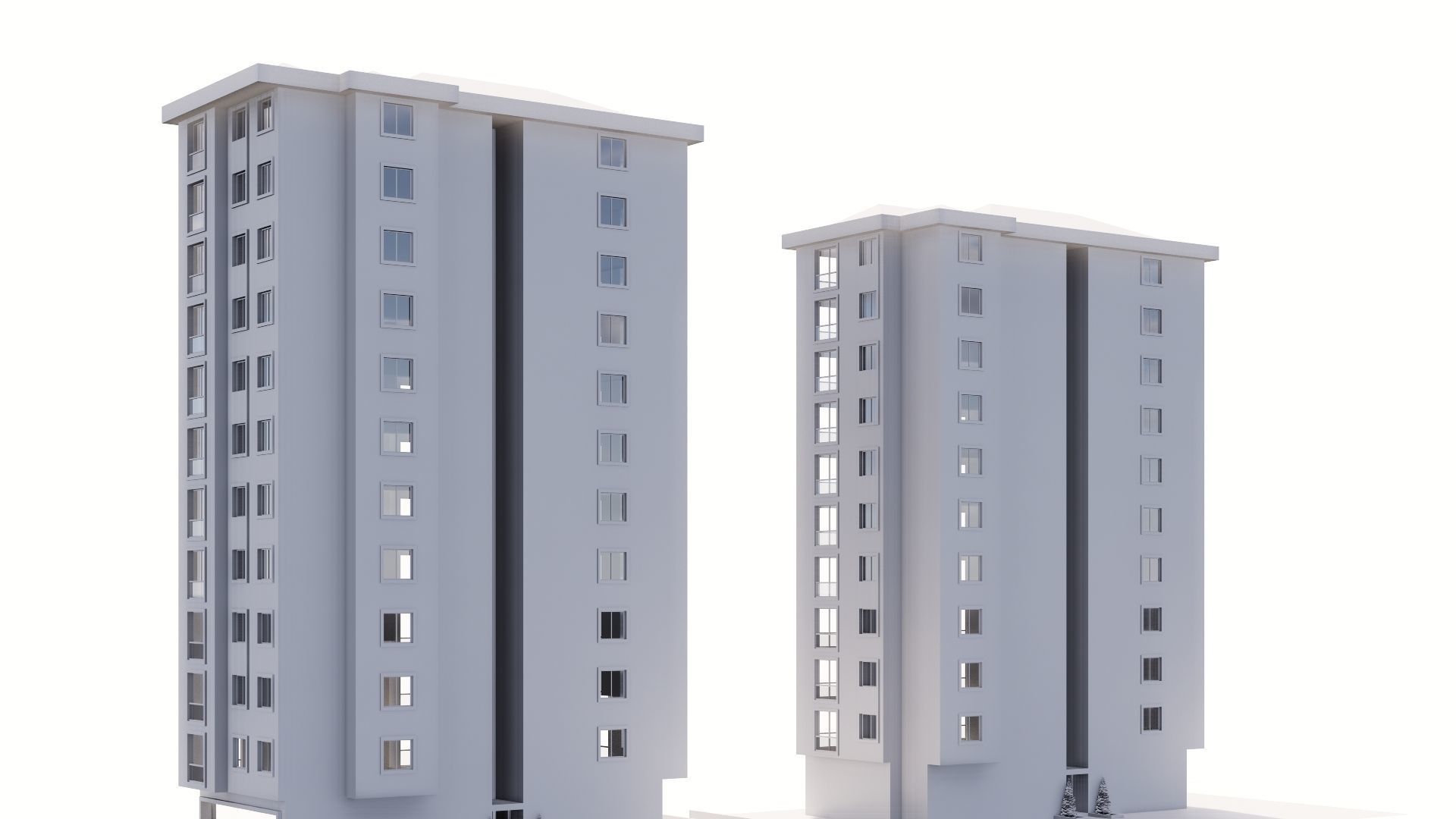 HOUSE 15 Low-poly 3D model_47