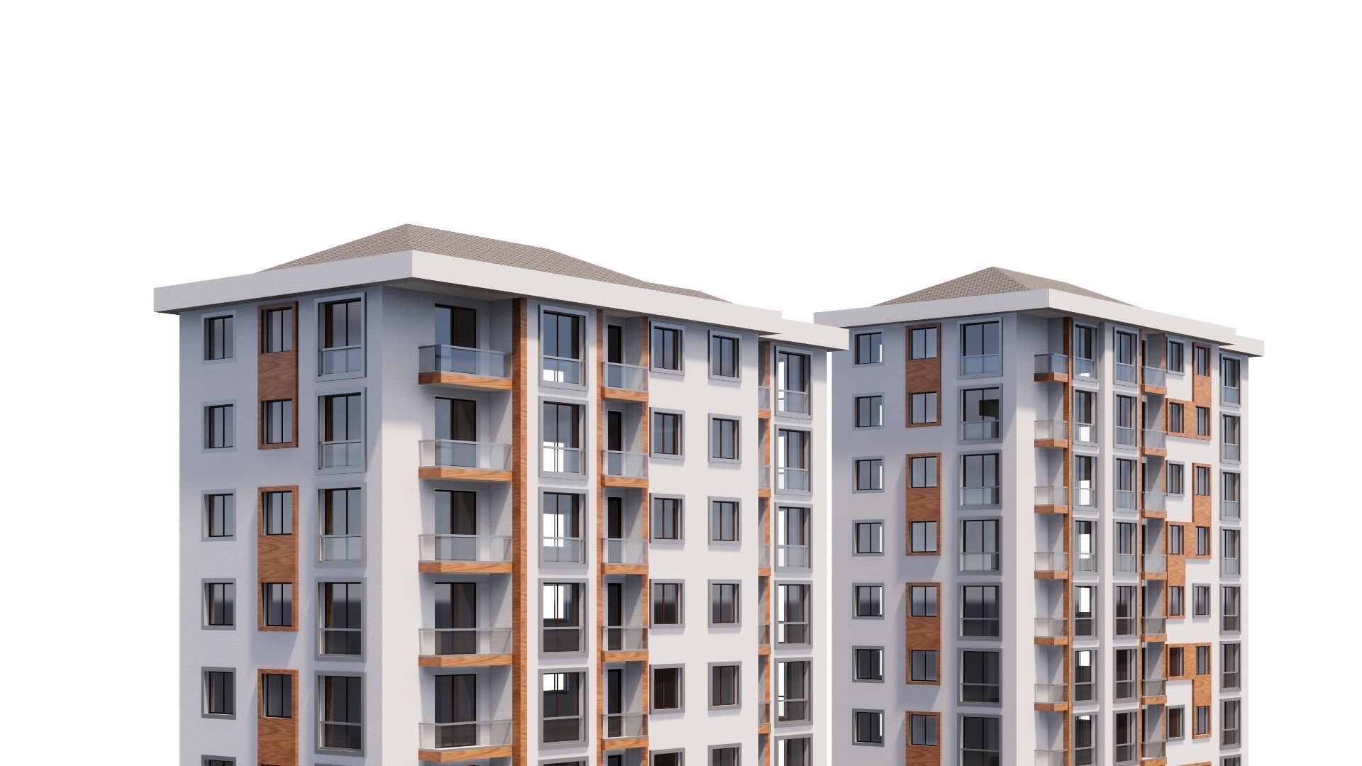 HOUSE 15 Low-poly 3D model_28