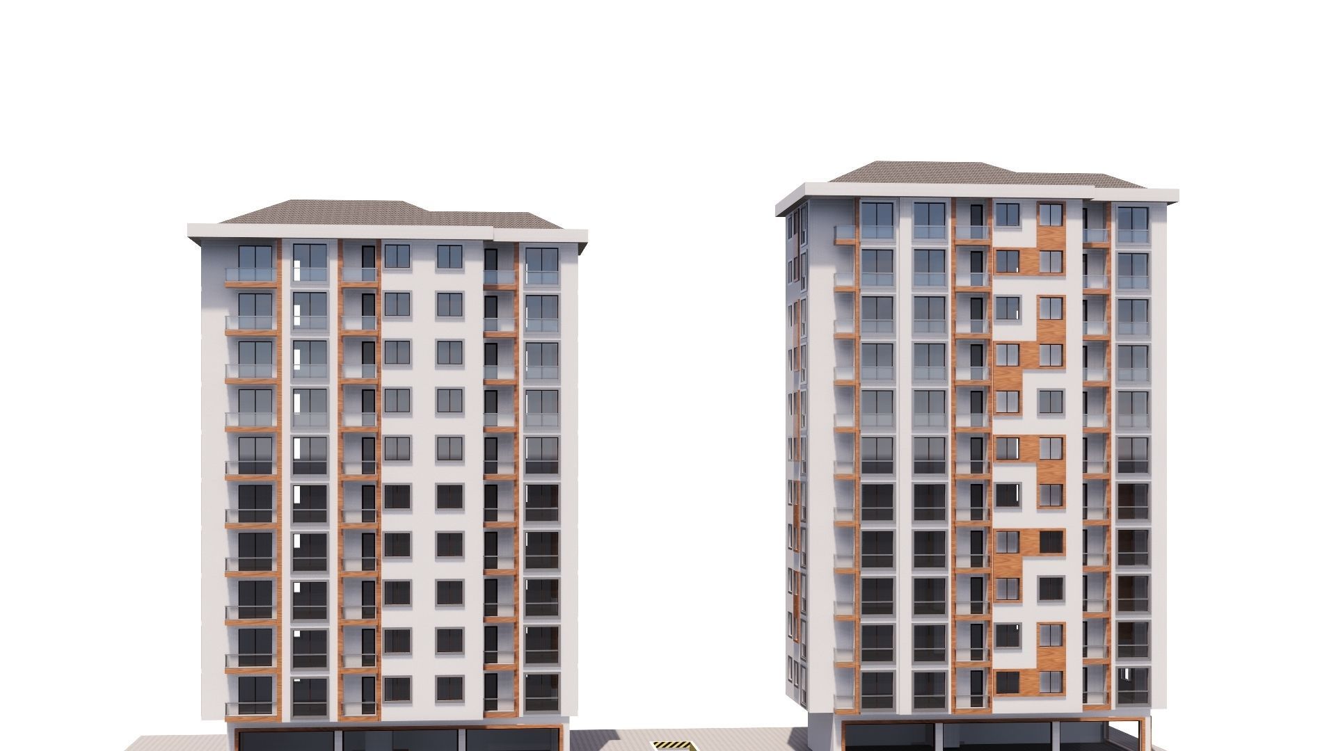 HOUSE 15 Low-poly 3D model_31