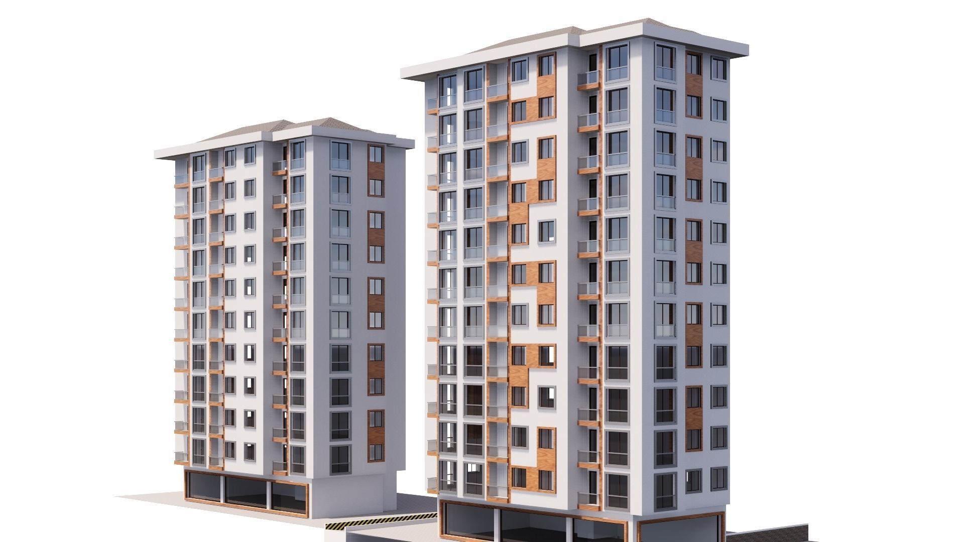 HOUSE 15 Low-poly 3D model_38