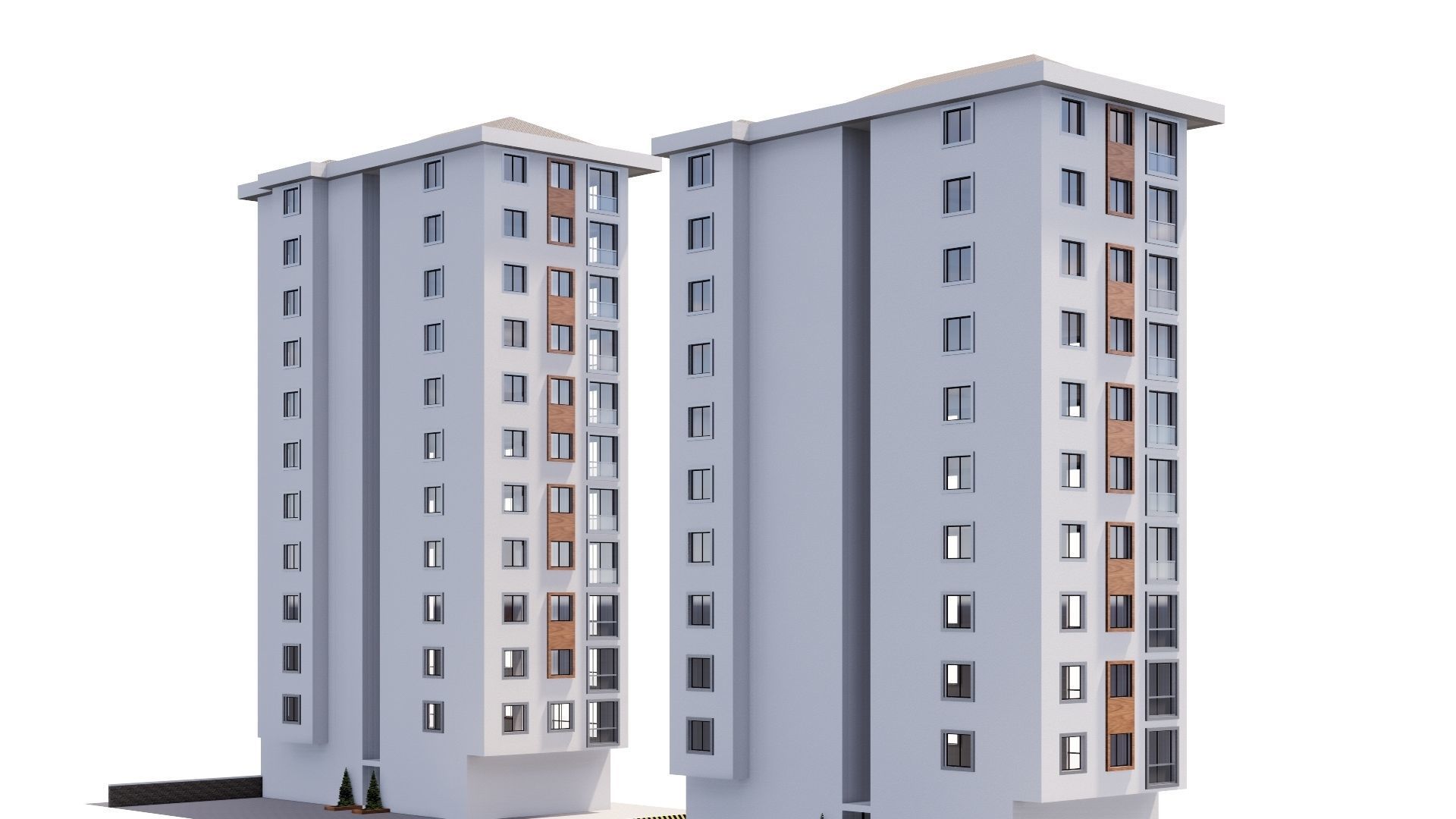 HOUSE 15 Low-poly 3D model_17