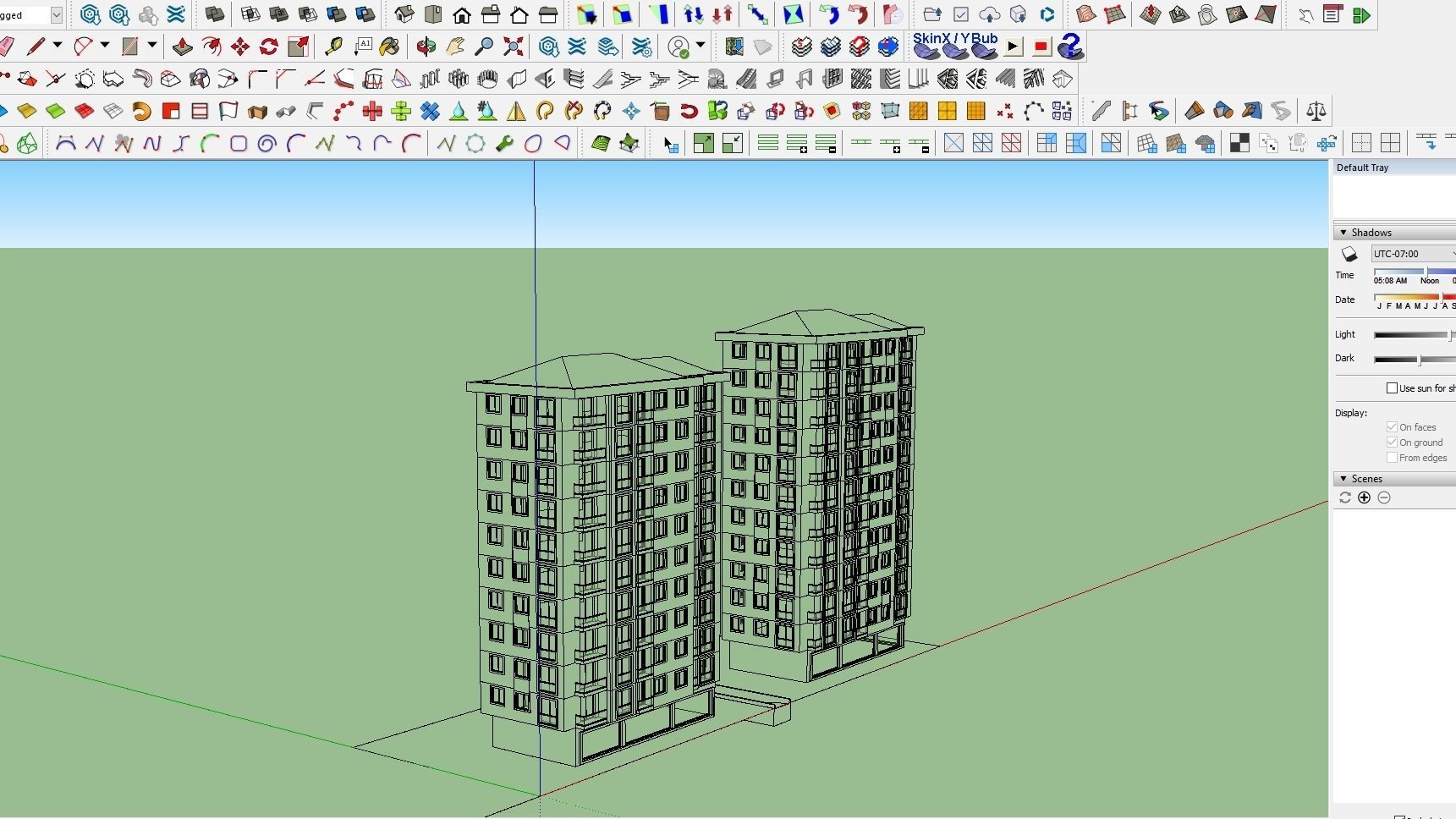 HOUSE 15 Low-poly 3D model_3