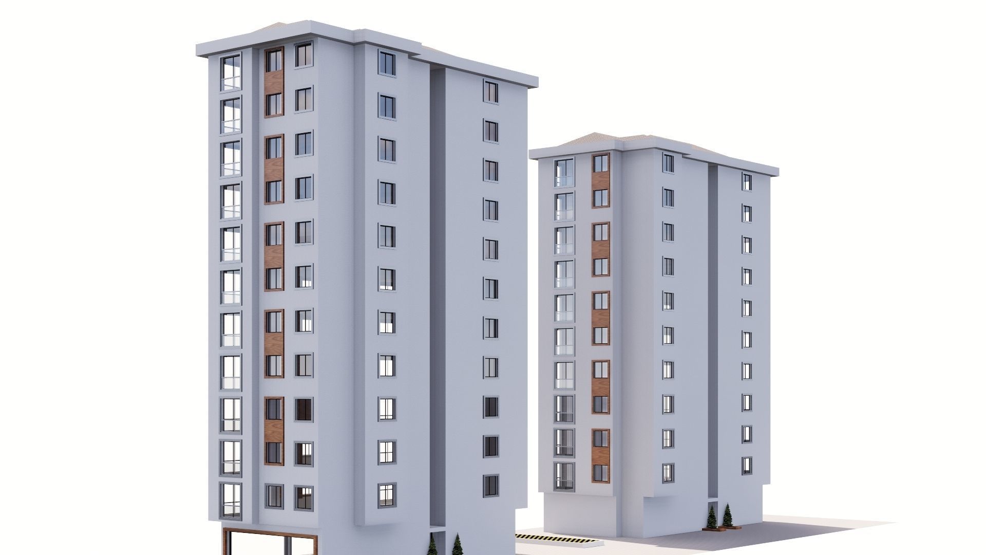 HOUSE 15 Low-poly 3D model_44