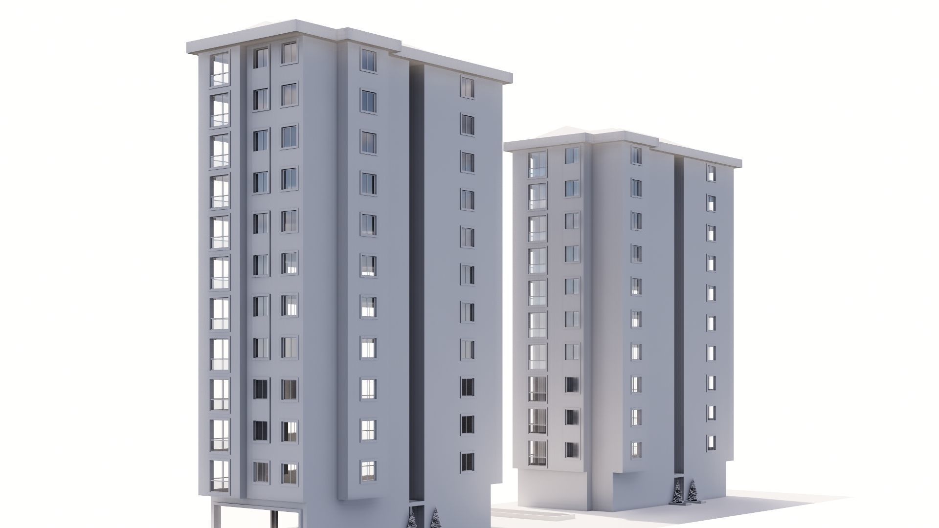 HOUSE 15 Low-poly 3D model_56