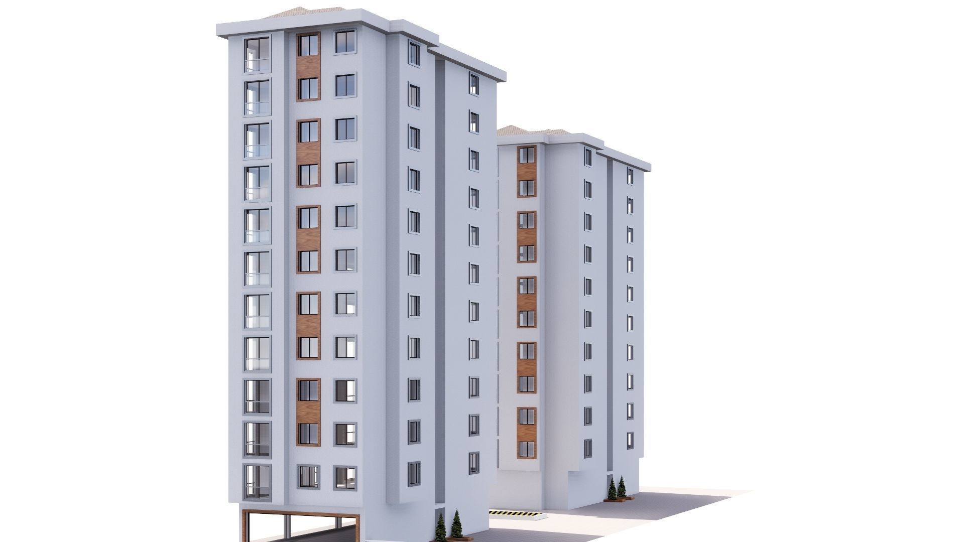 HOUSE 15 Low-poly 3D model_42