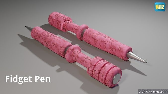 Fidget Pen 3D model