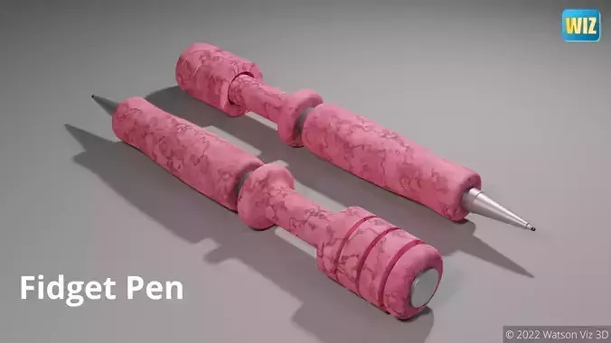 Fidget Pen 3D model