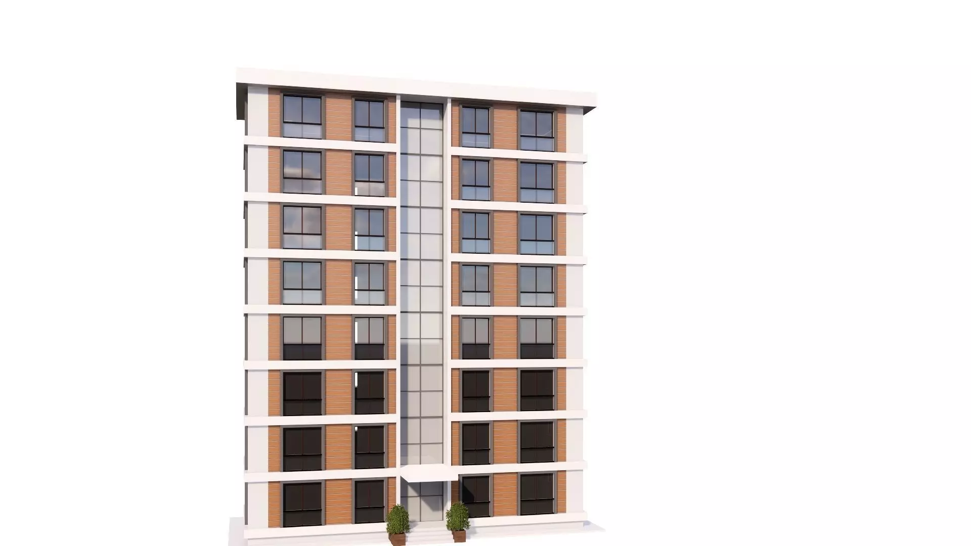 HOUSE 16 Low-poly 3D model_0