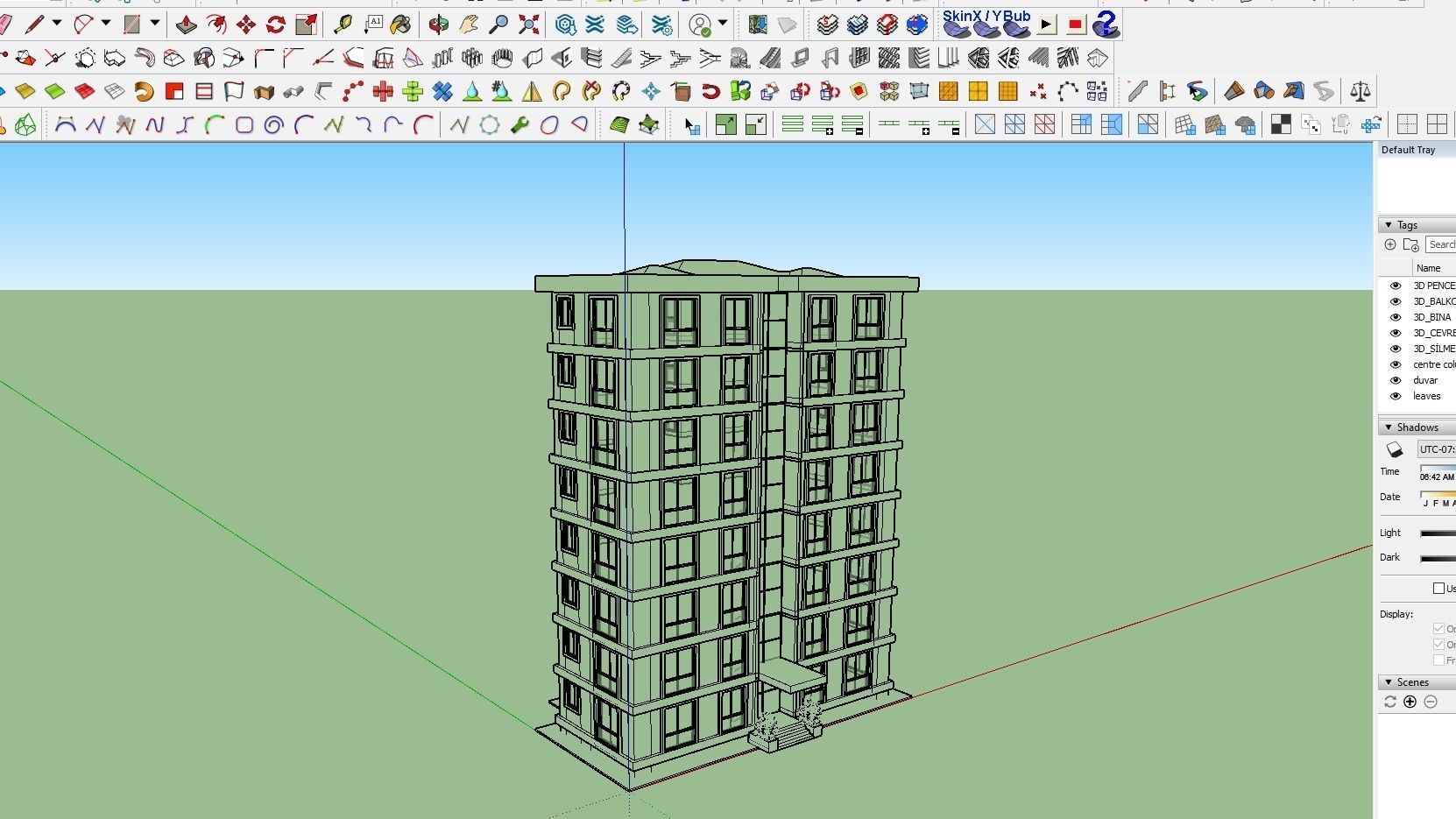 HOUSE 16 Low-poly 3D model_5