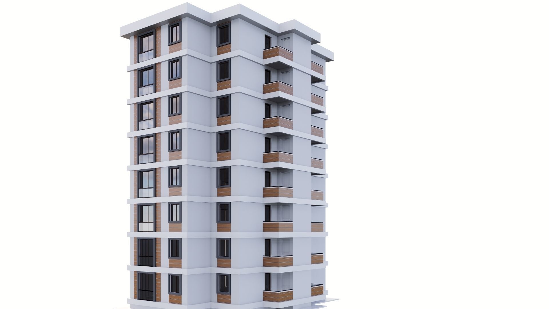 HOUSE 16 Low-poly 3D model_28