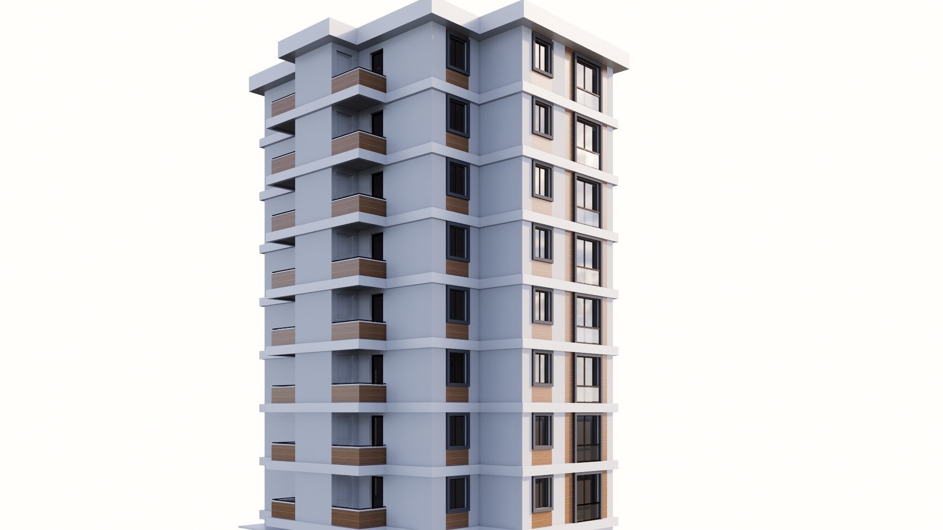 HOUSE 16 Low-poly 3D model_27