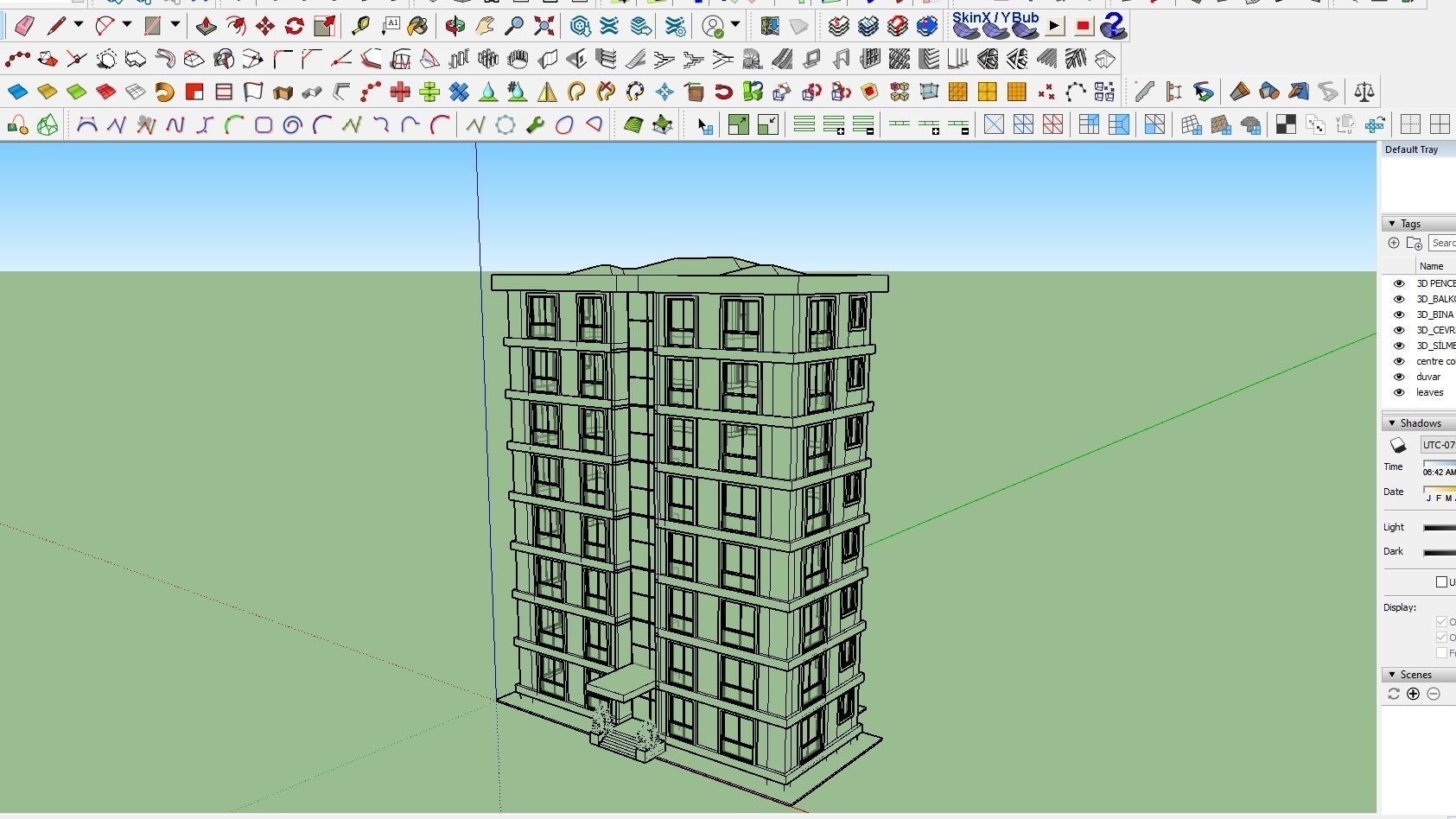 HOUSE 16 Low-poly 3D model_2