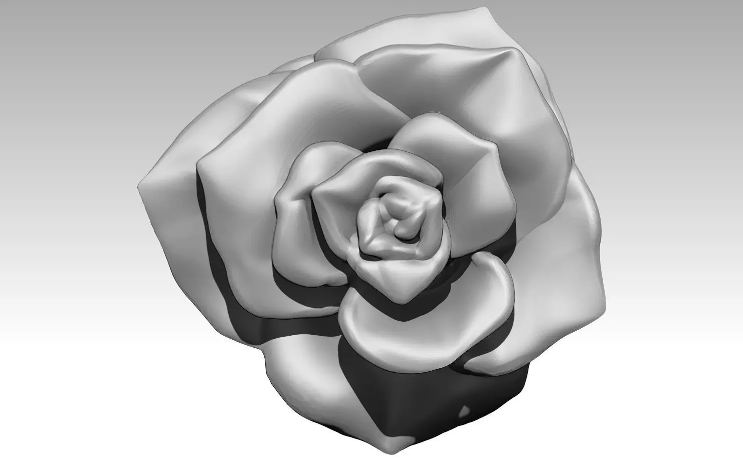 High detailed Rose ver2 3D print model_0