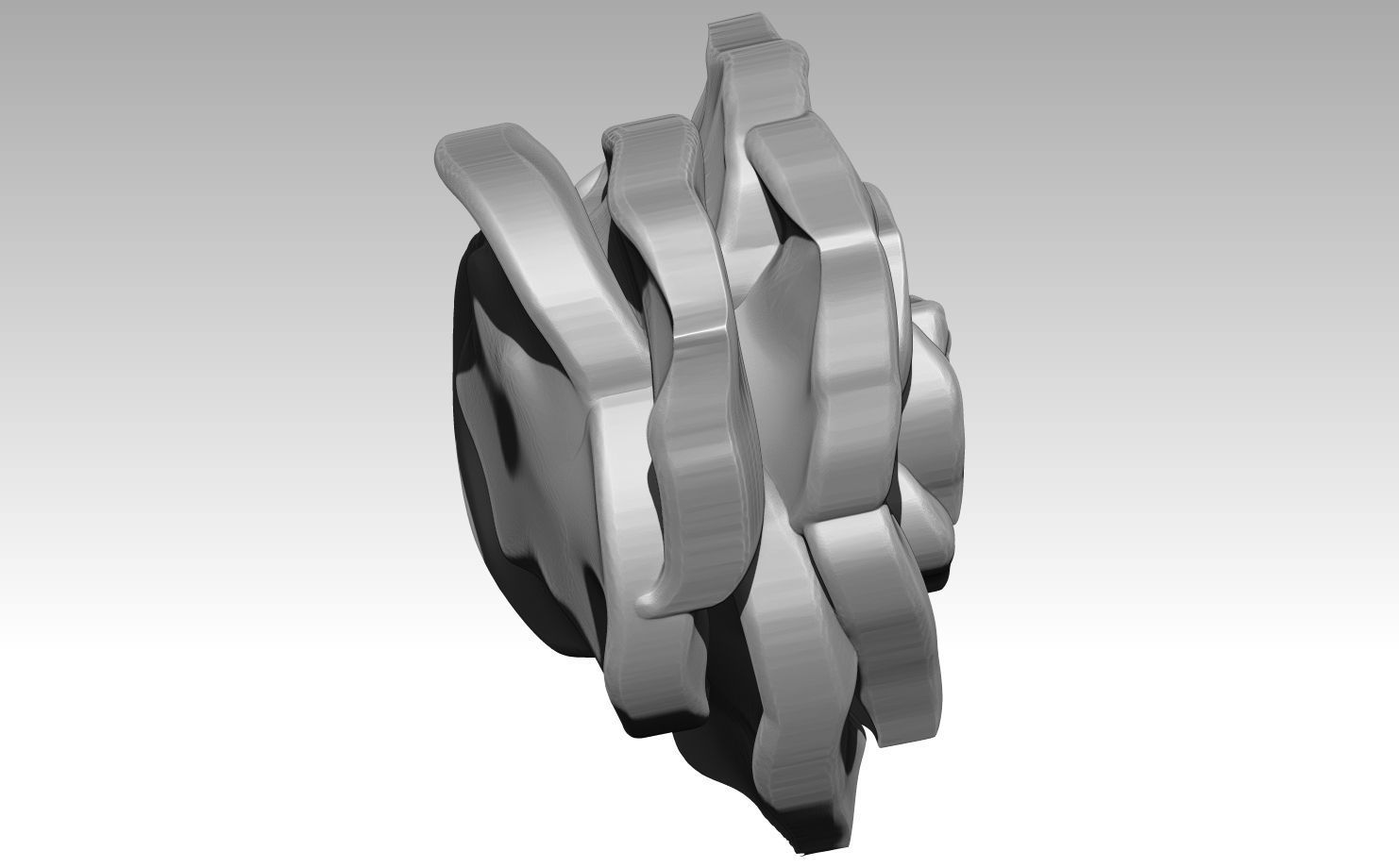 High detailed Rose ver2 3D print model_3