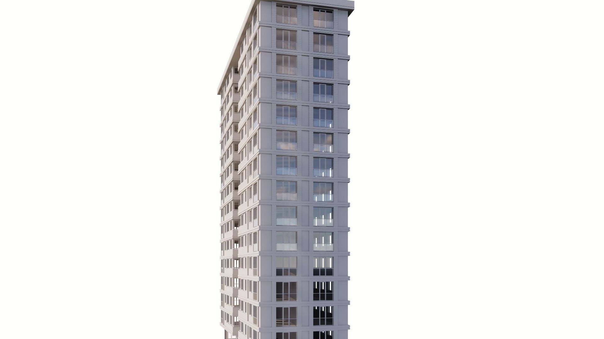 HOUSE 17 Low-poly 3D model_27