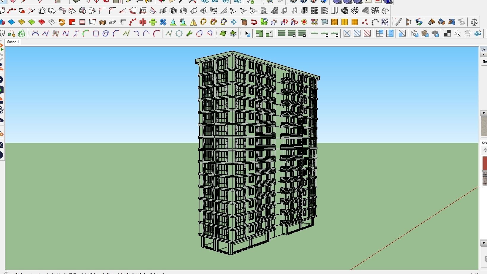 HOUSE 17 Low-poly 3D model_1