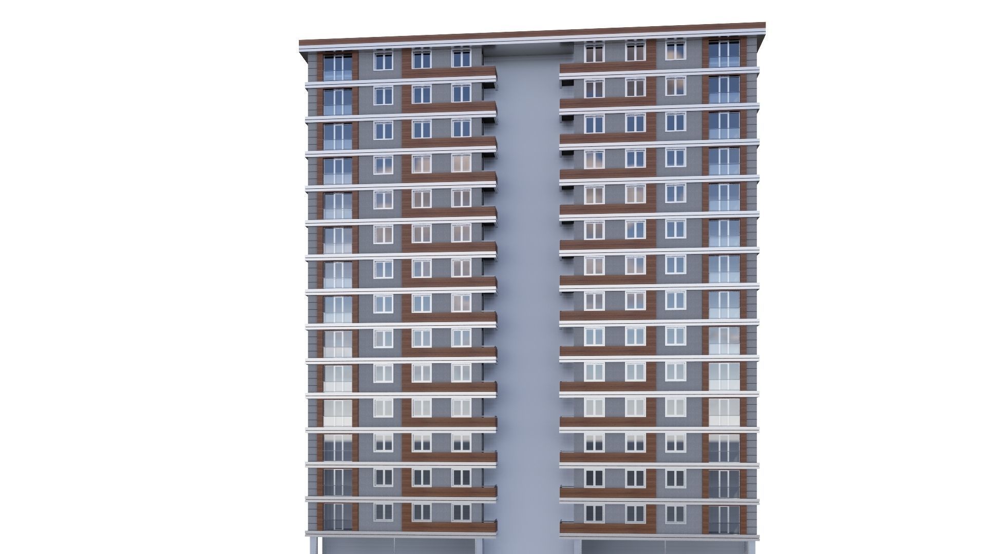 HOUSE 17 Low-poly 3D model_22