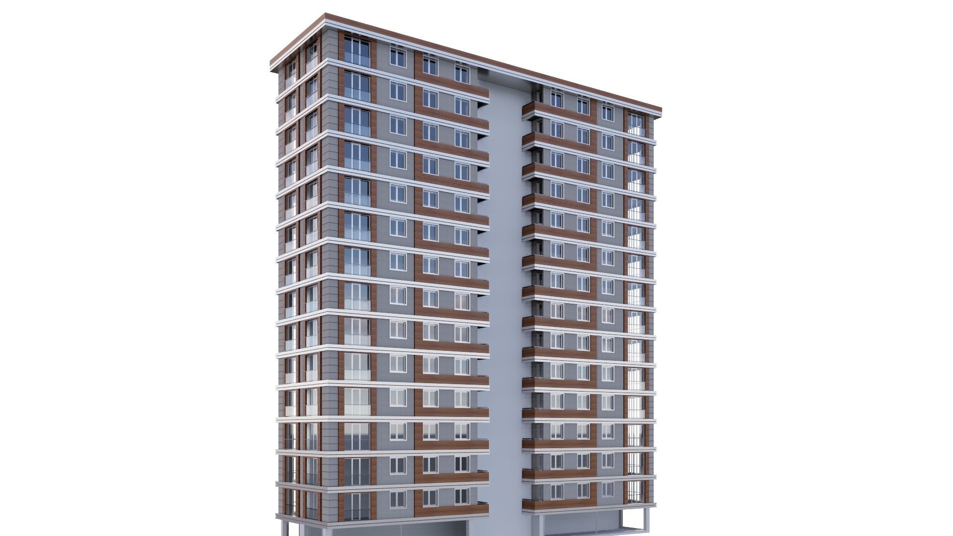 HOUSE 17 Low-poly 3D model_49