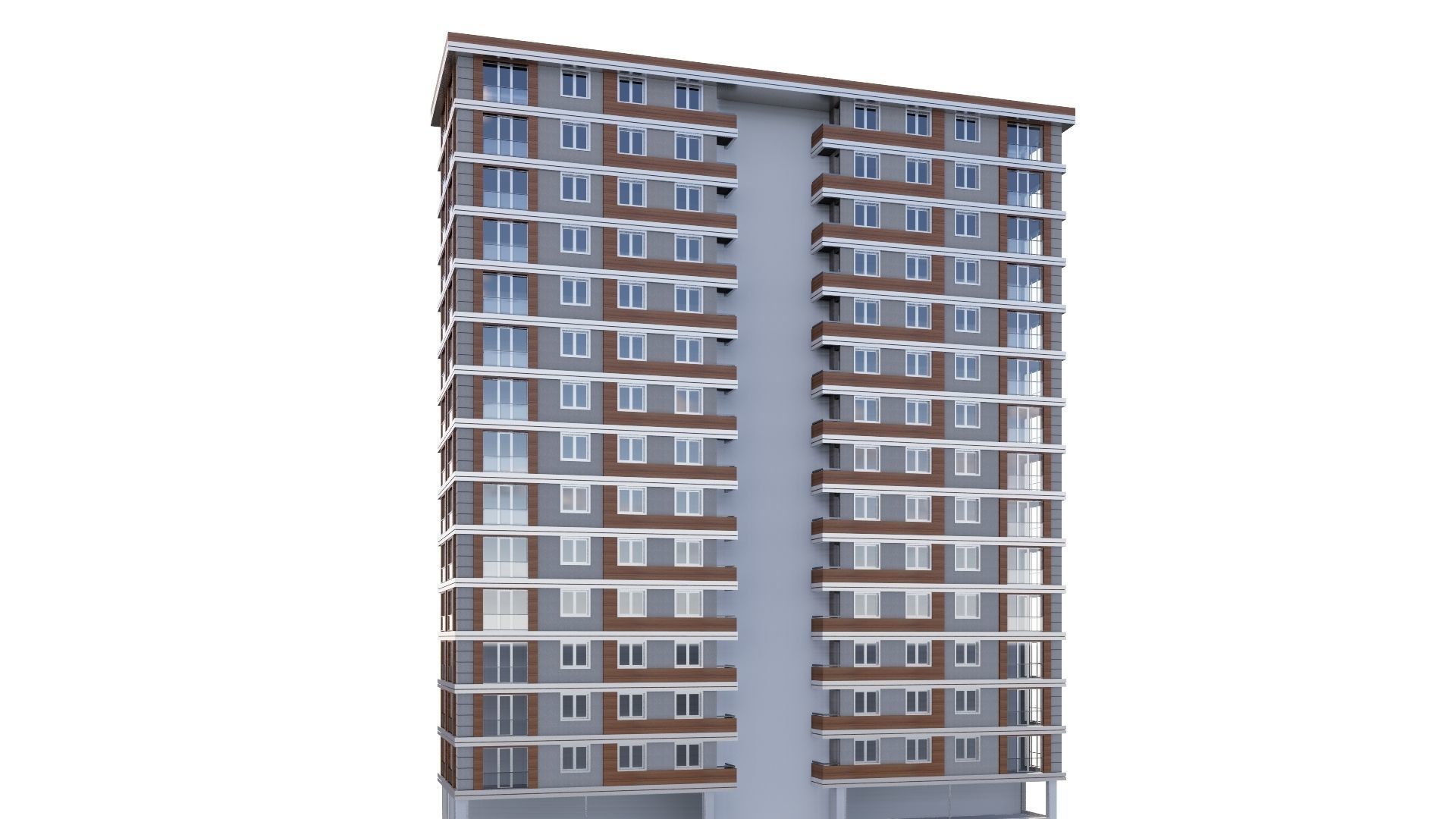 HOUSE 17 Low-poly 3D model_20