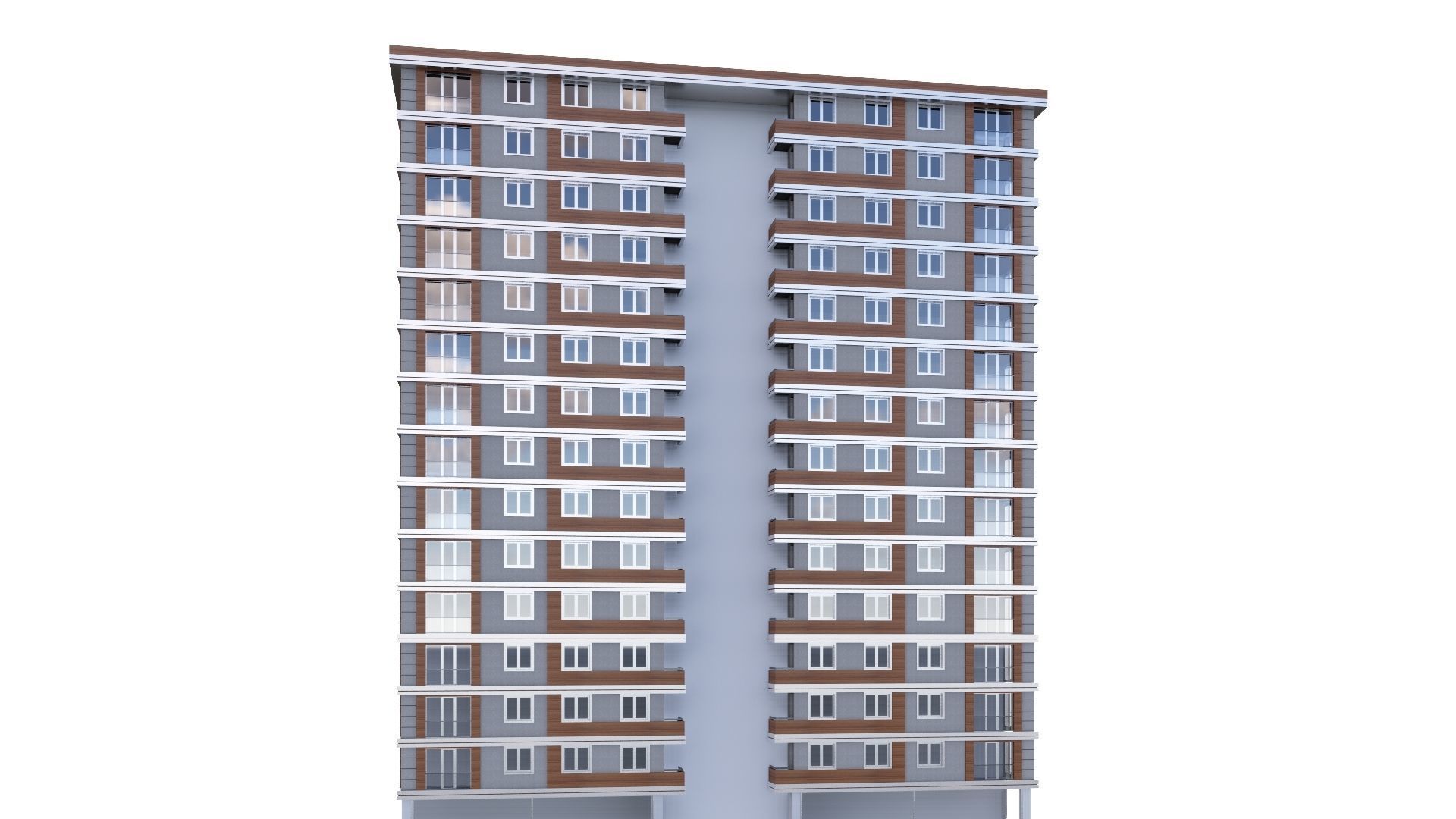 HOUSE 17 Low-poly 3D model_50