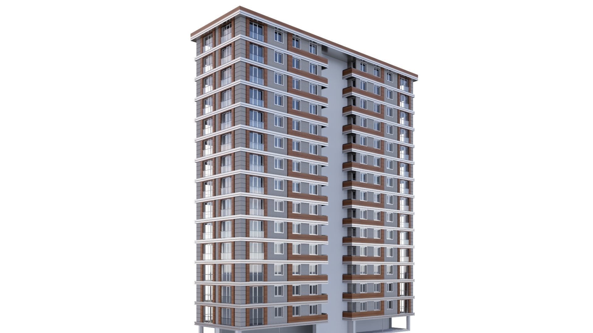 HOUSE 17 Low-poly 3D model_51